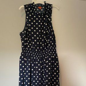 Retro polkadot fit and flare dress